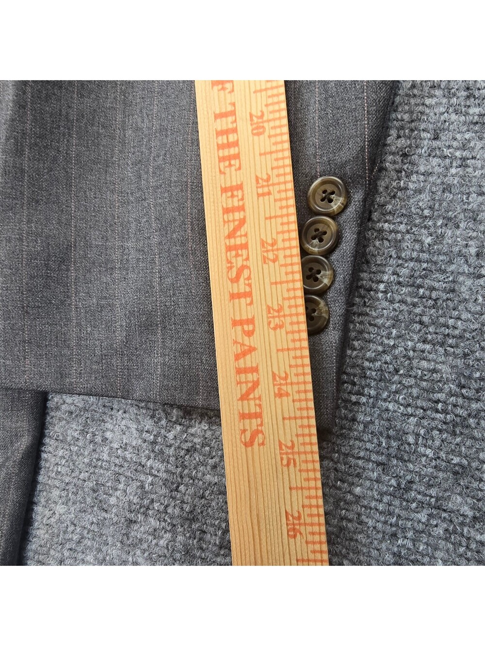 Lauren Ralph Lauren Gray Pinstripe Sport Coat Men's Estimated 40 - Picture 8 of 10